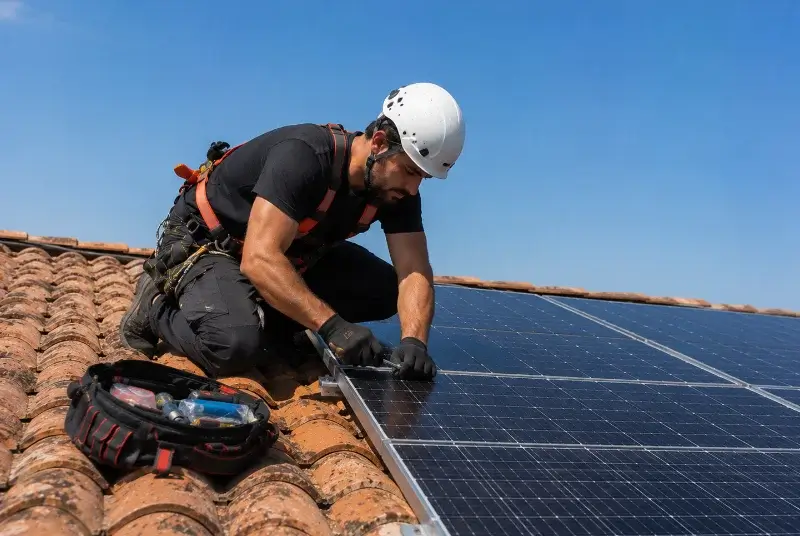 Maintenance et monitoring de panneaux solaires à Sougraigne